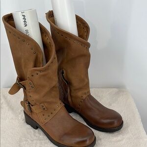 MUSSE&CLOUD WOMENS SIZE 10Brown Leather Women's Boots